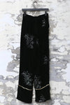 MUTEDANCE velvet embroidered pants MD24SS44